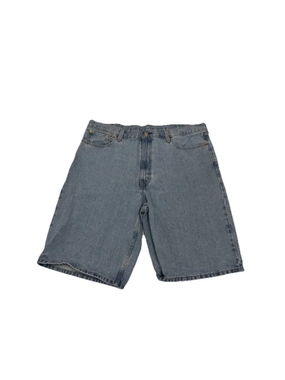 Levi’s 569 Loose Straight Denim Shorts Mens 40 Light Wash Blue Jean Shorts